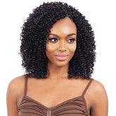 Naked 100% Human Hair Crochet Braid - PRE LOOP TYPE WATER CURL 16